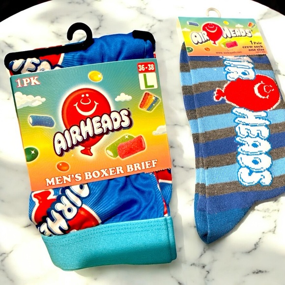 Men's Boxer Brief and Sock Set - Blue - Picture 1 of 3